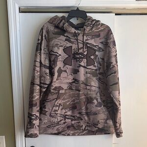 Under Armour Men's Camo Patterned Hoodie - Brown and Black